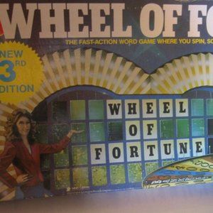 3rd Edition Wheel of Fortune Board Game Complete!